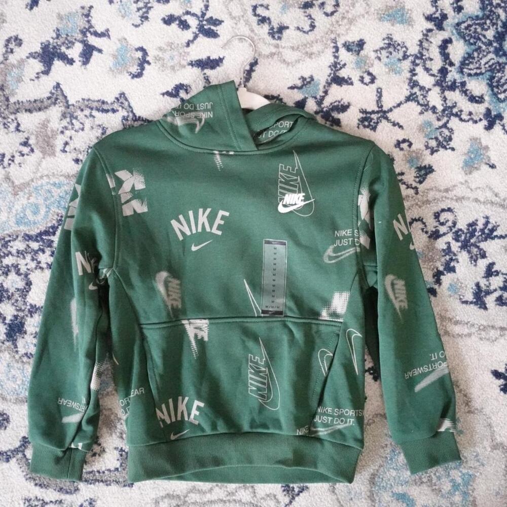 Green nike hoodie